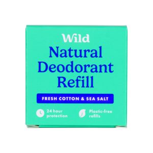 Wild Natural Deodorant Refill - Fresh Cotton & Sea Salt